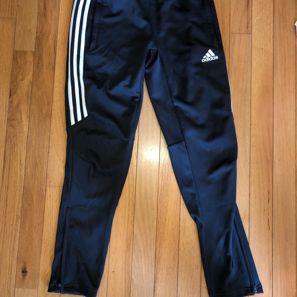 Gray Adidas Soccer Pants